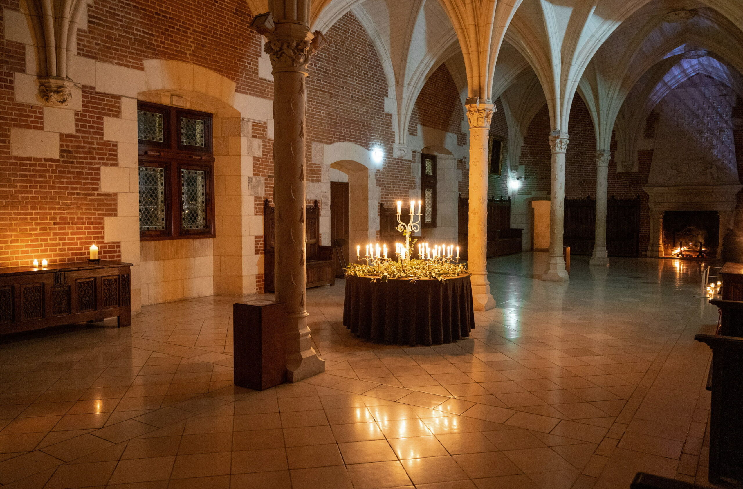 Soirées aux chandelles au château royal d'Amboise